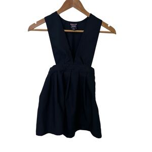 French Toast Girls Navy Pleated School Jumper Dress Size 6